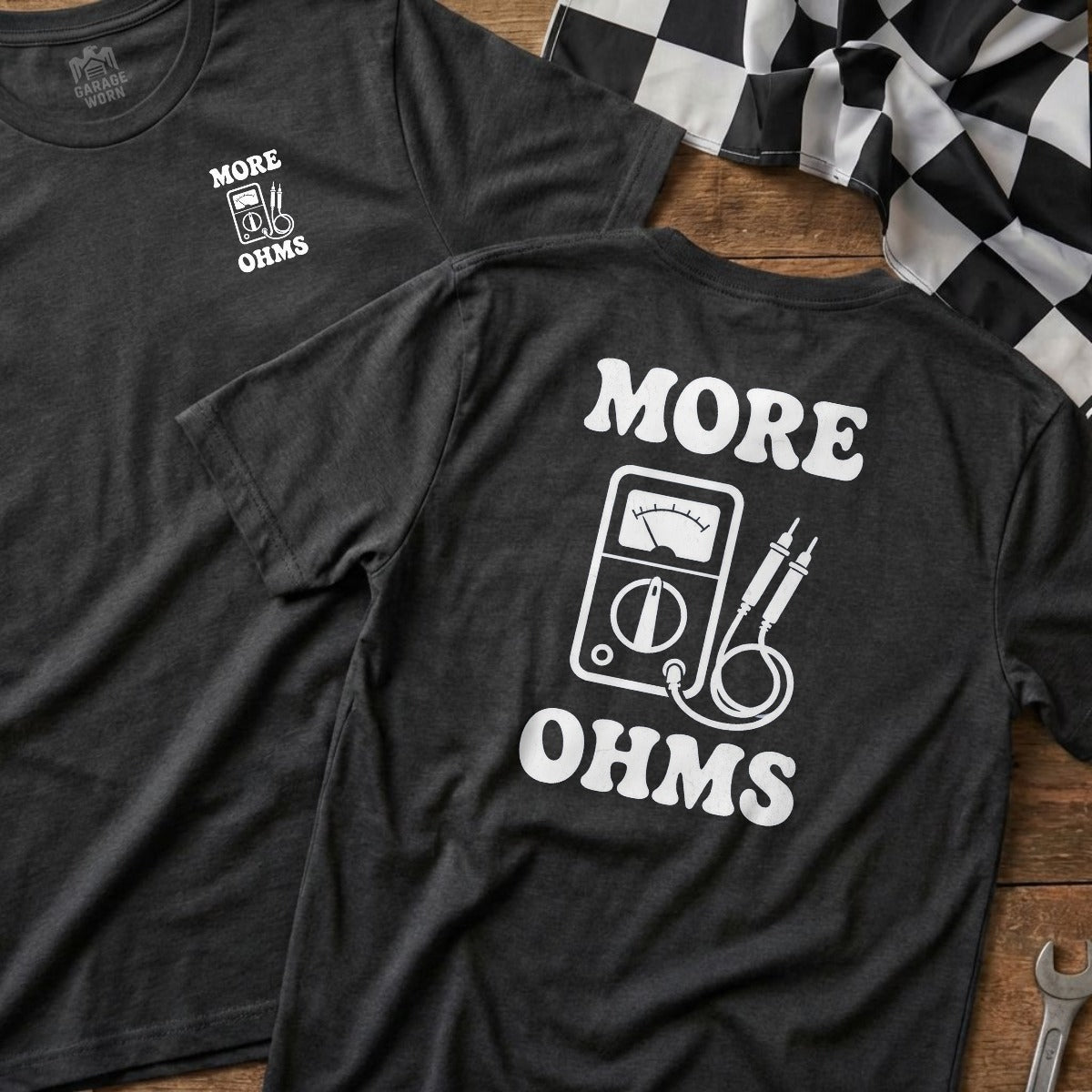 Dark Heather | Left Chest + Back (refreshed)