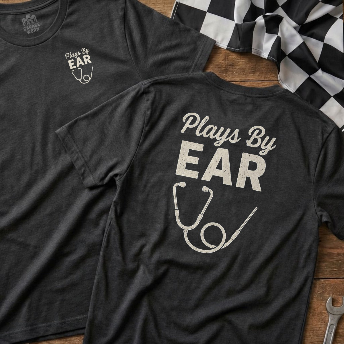 Dark Heather | Left Chest + Back (refreshed)