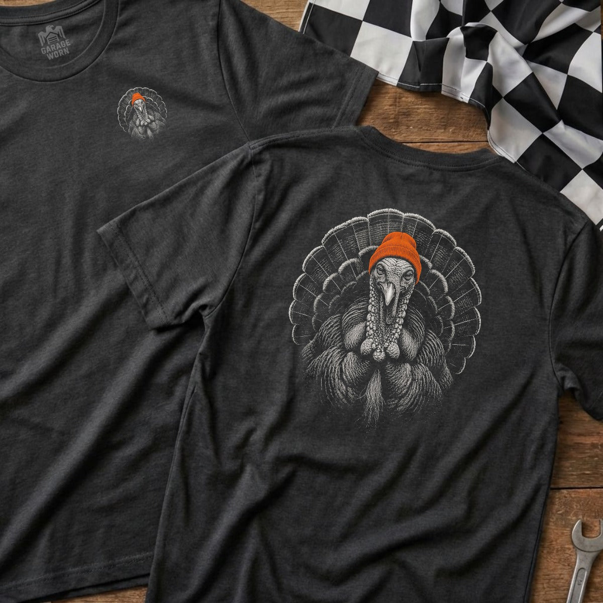 Dark Heather | Left Chest + Back (refreshed)
