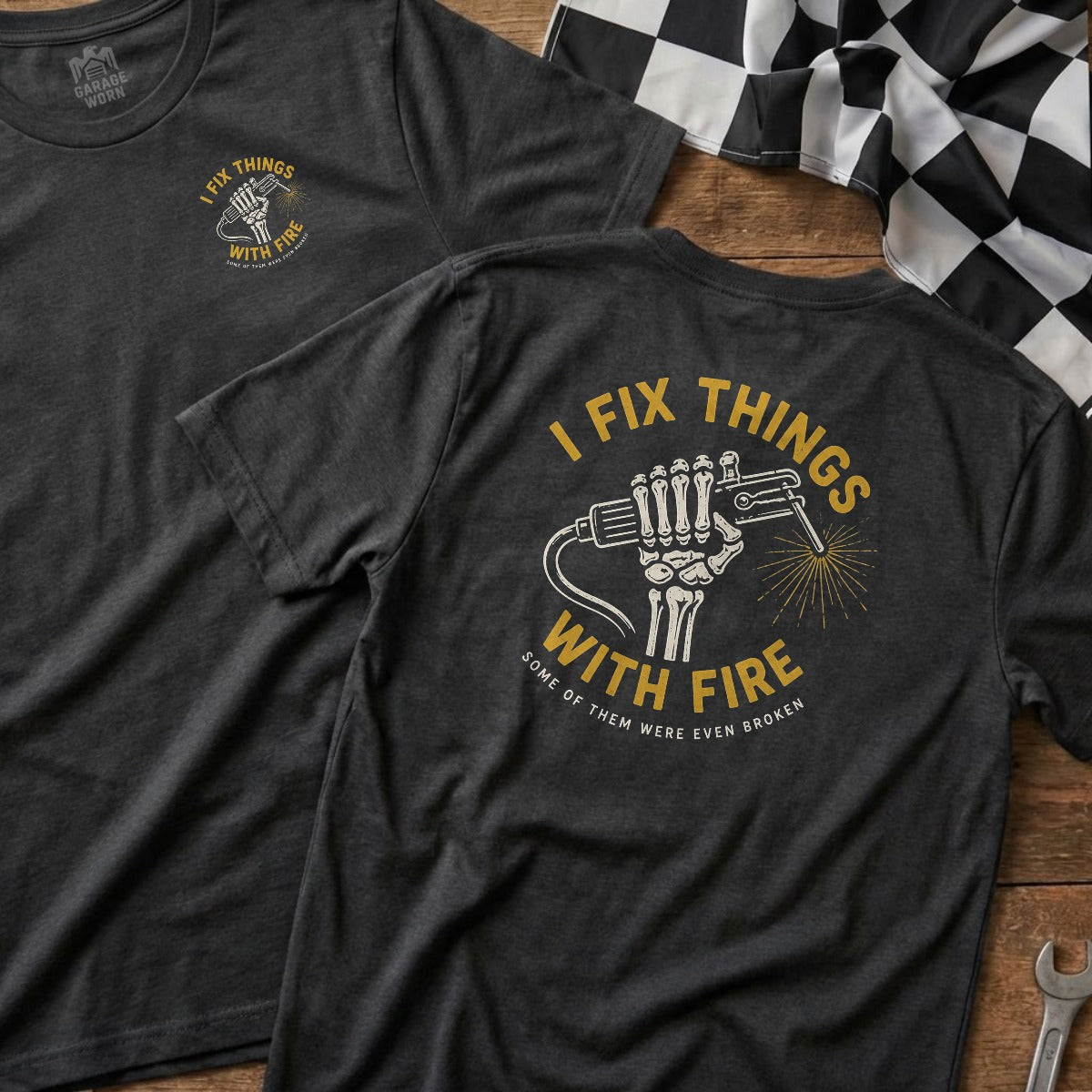 Dark Heather | Left Chest + Back (refreshed)
