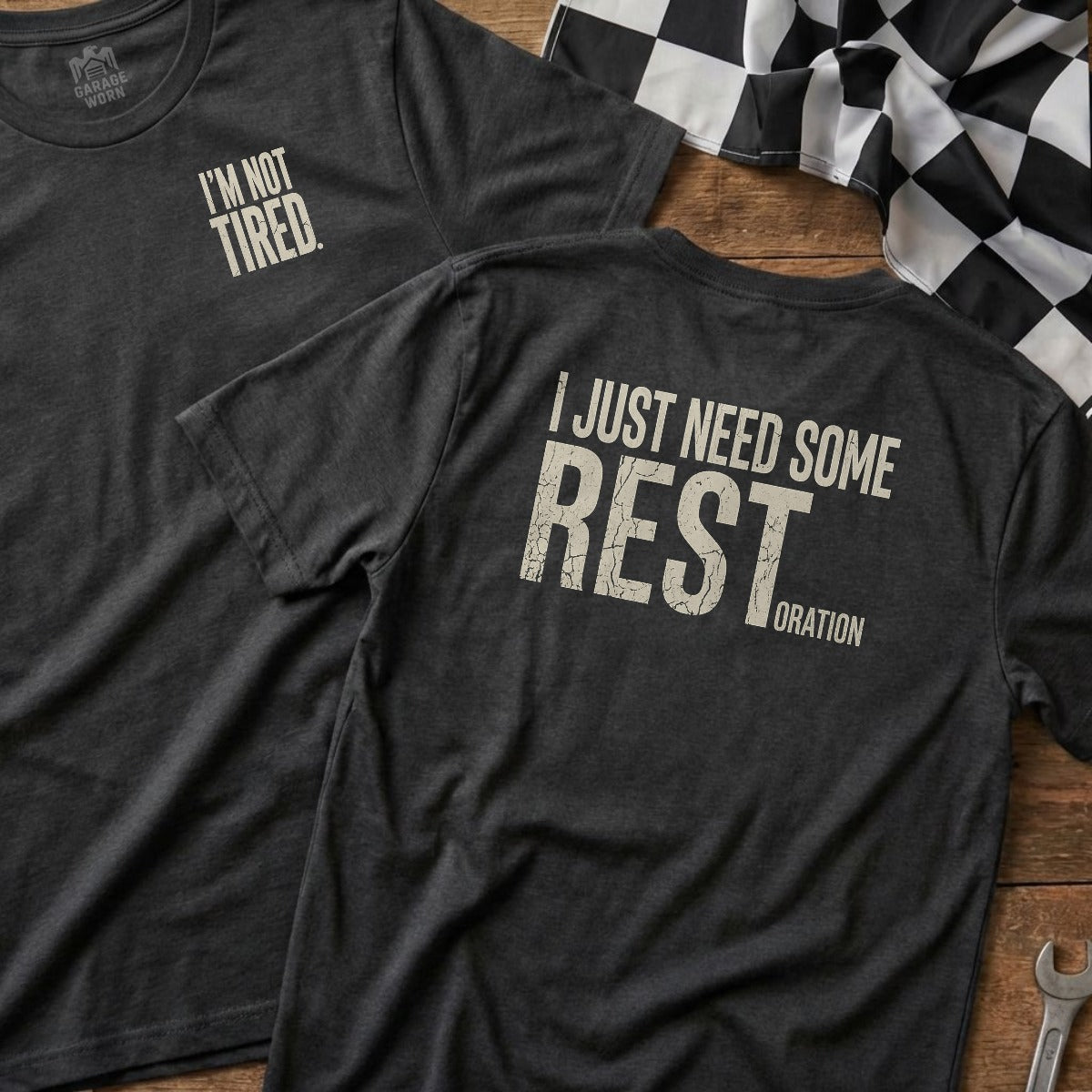 Dark Heather | Left Chest + Back (refreshed)