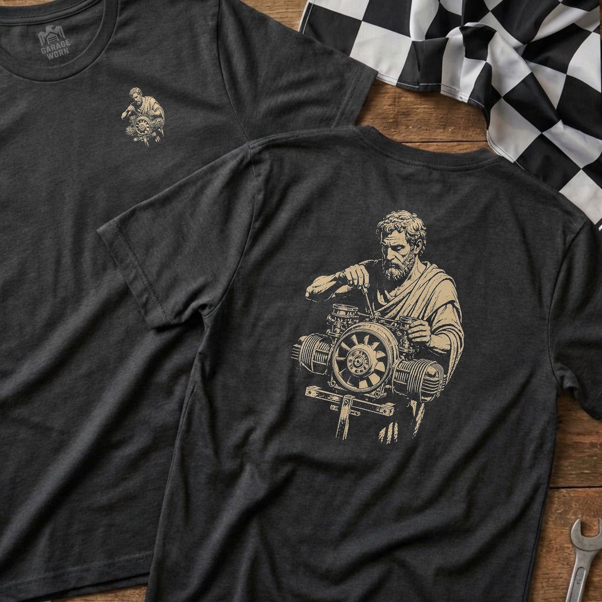 Dark Heather | Left Chest + Back (refreshed)