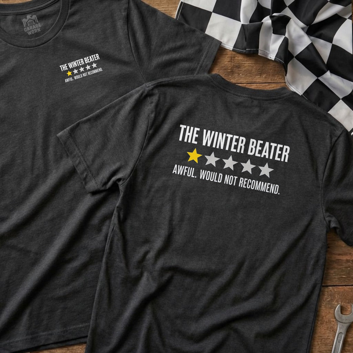 Dark Heather | Left Chest + Back (refreshed)