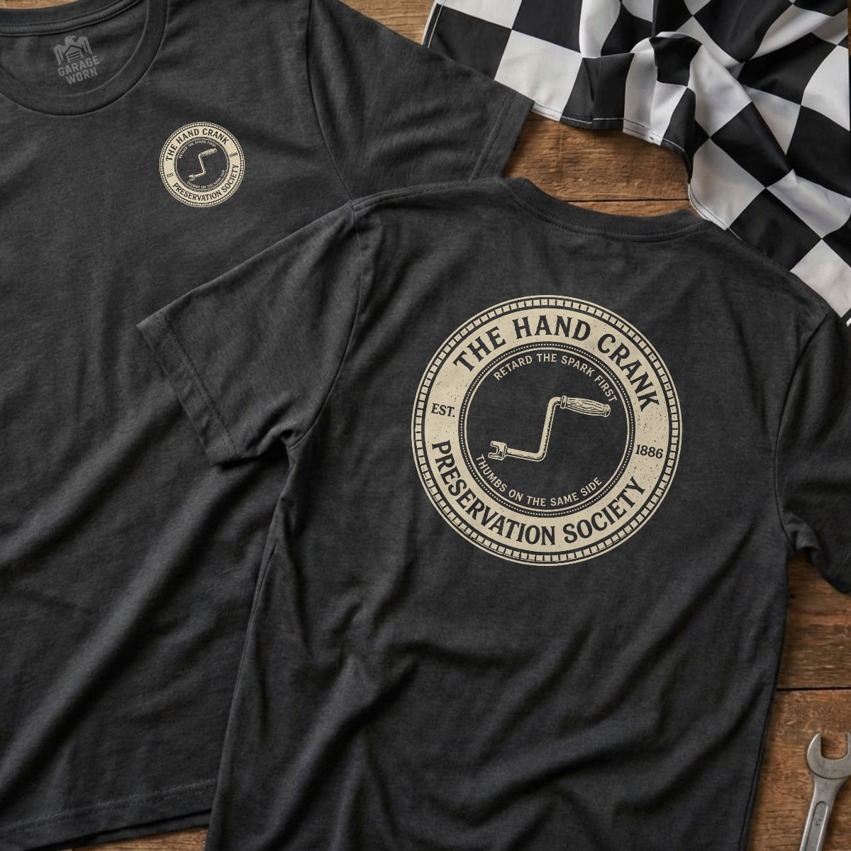 Dark Heather | Left Chest + Back (refreshed)