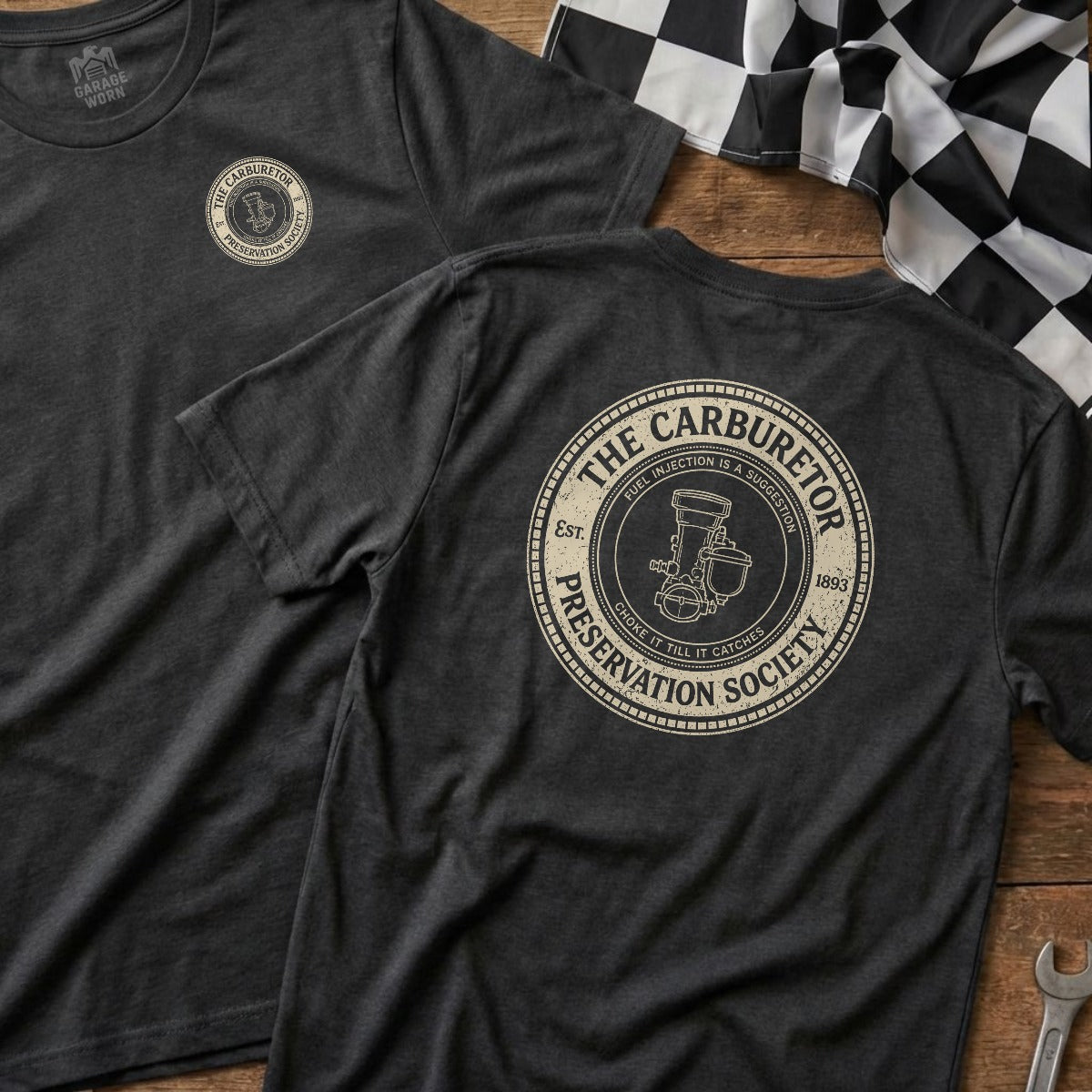 Dark Heather | Left Chest + Back (refreshed)