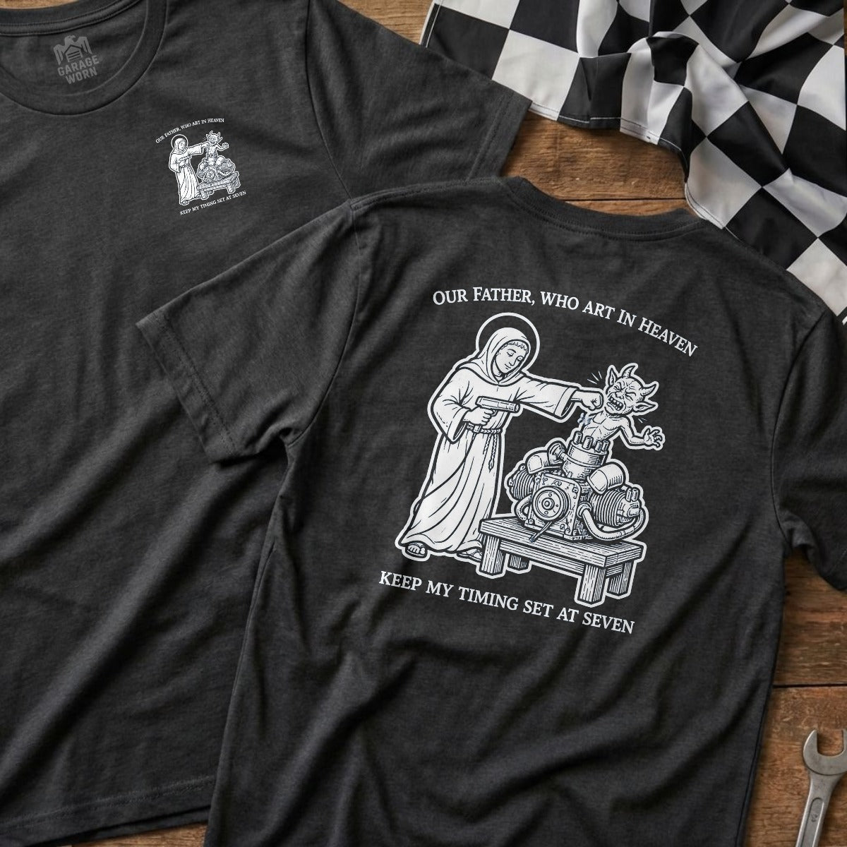 Dark Heather | Left Chest + Back (refreshed)