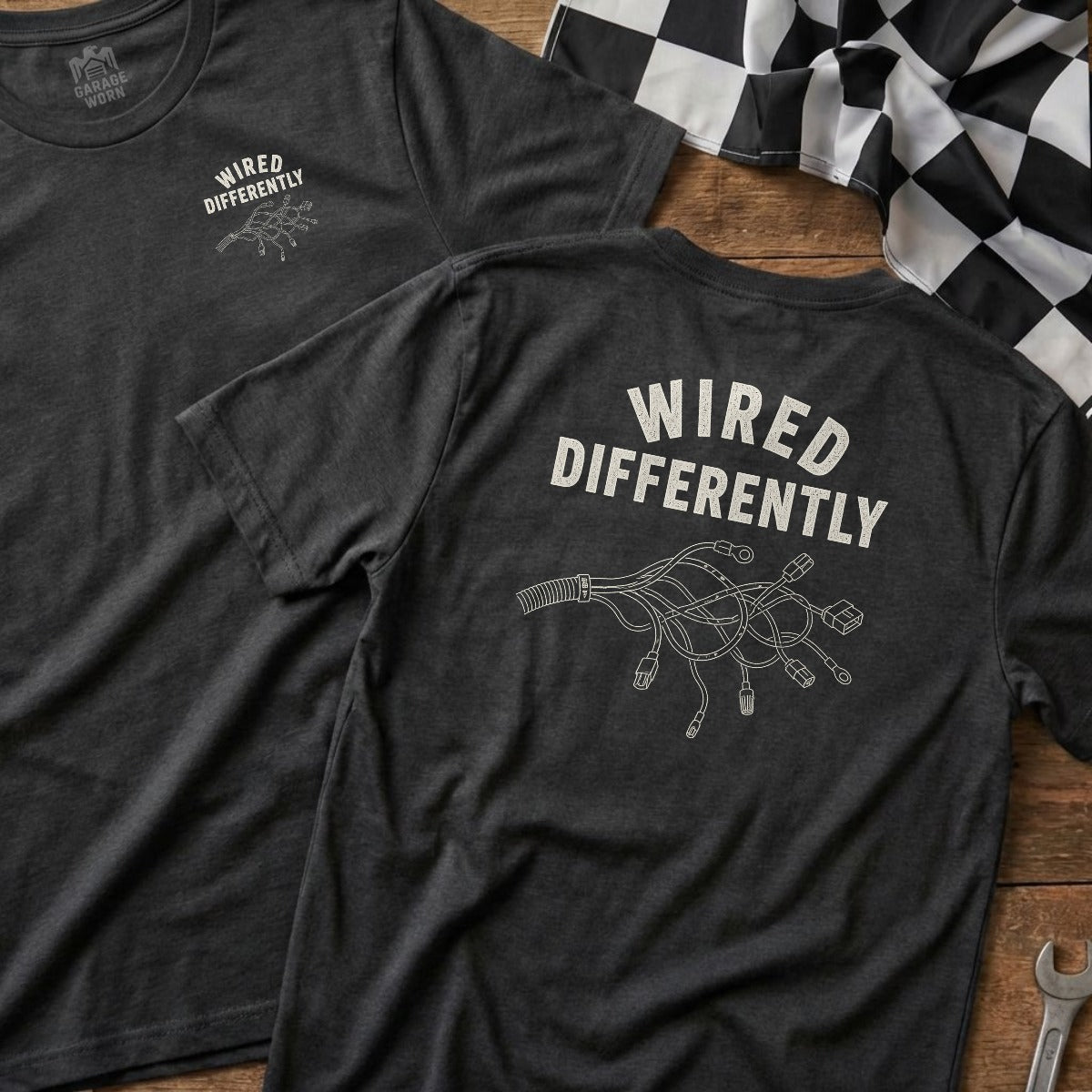 Dark Heather | Left Chest + Back (refreshed)