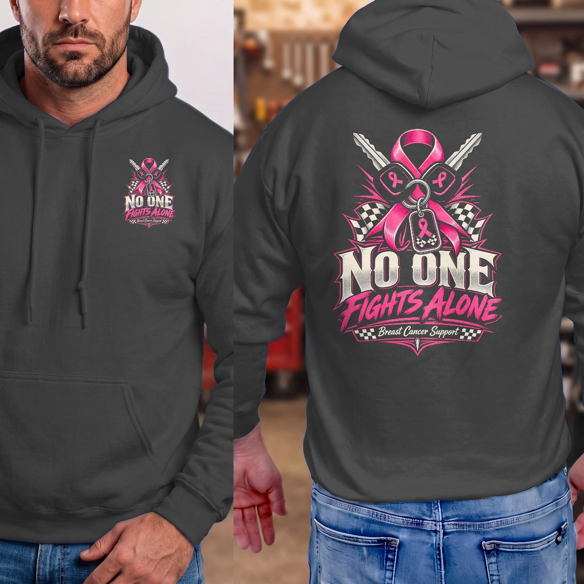 Dark Heather | Left Chest + Back (refreshed)