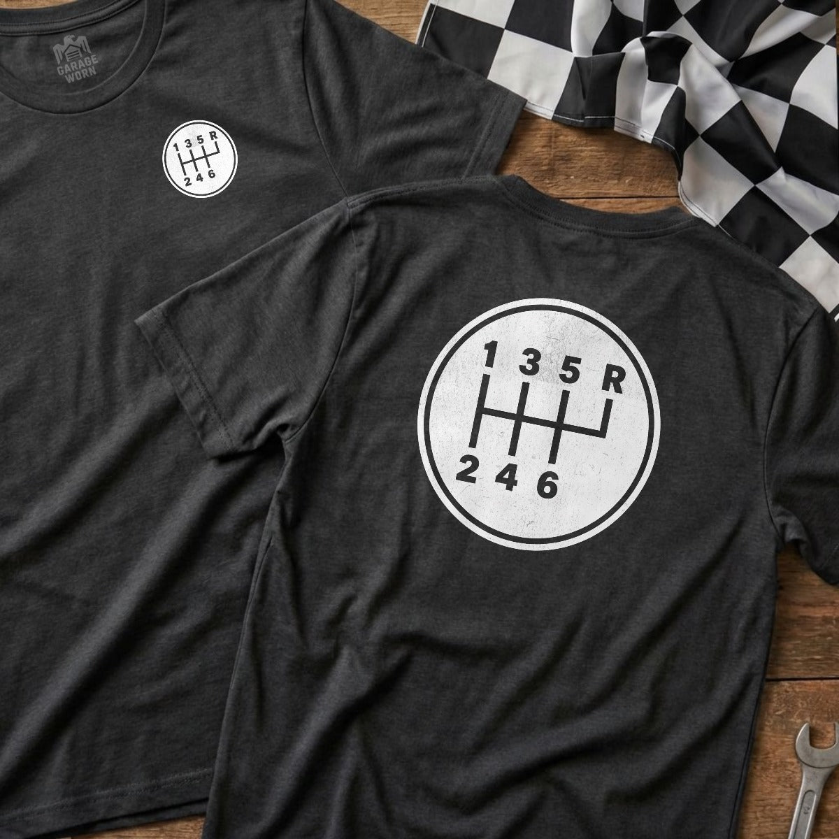 Dark Heather | Left Chest + Back (refreshed)