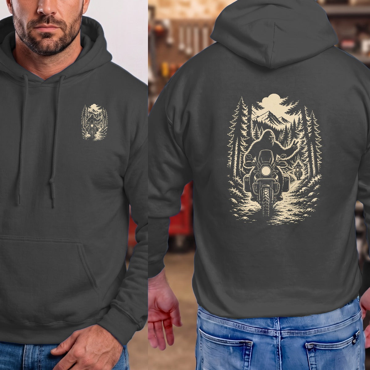 Dark Heather | Left Chest + Back (refreshed)