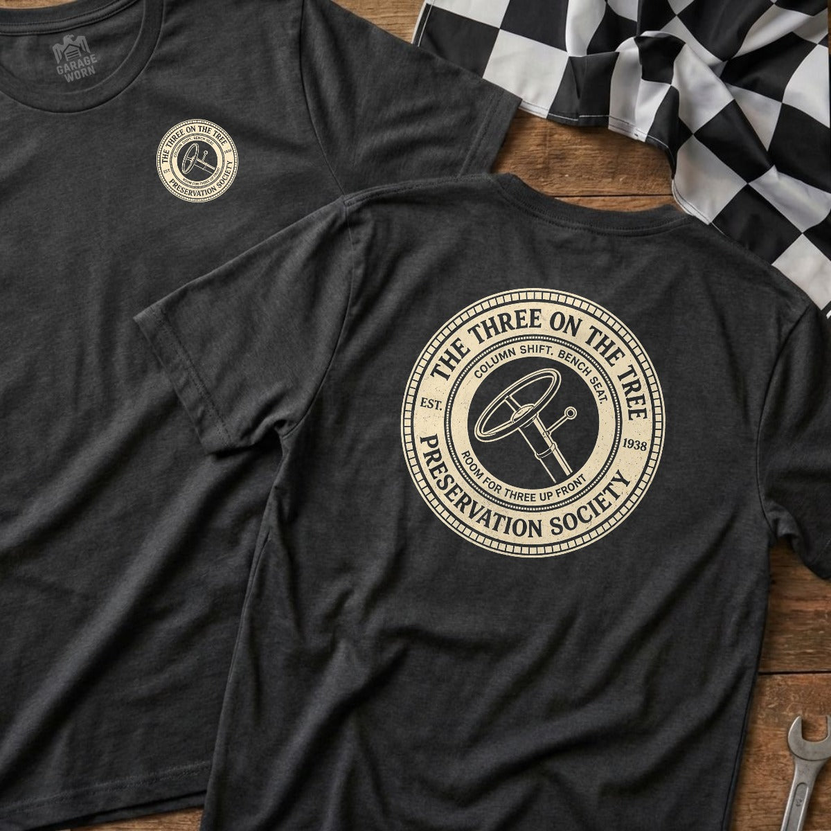 Dark Heather | Left Chest + Back (refreshed)