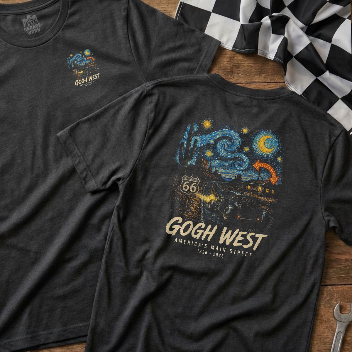Dark Heather | Left Chest + Back (refreshed)