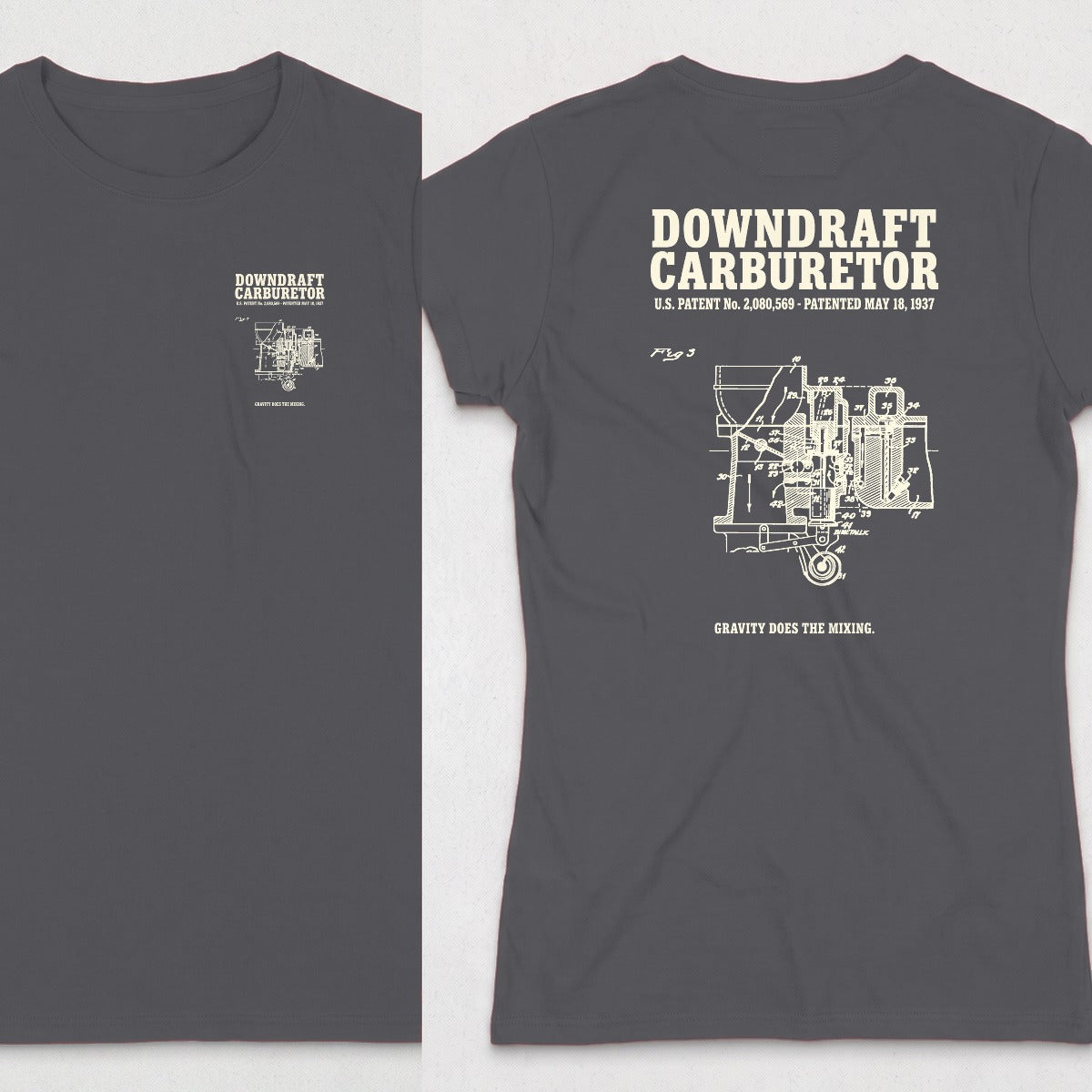 Dark Heather | Left Chest + Back (refreshed)