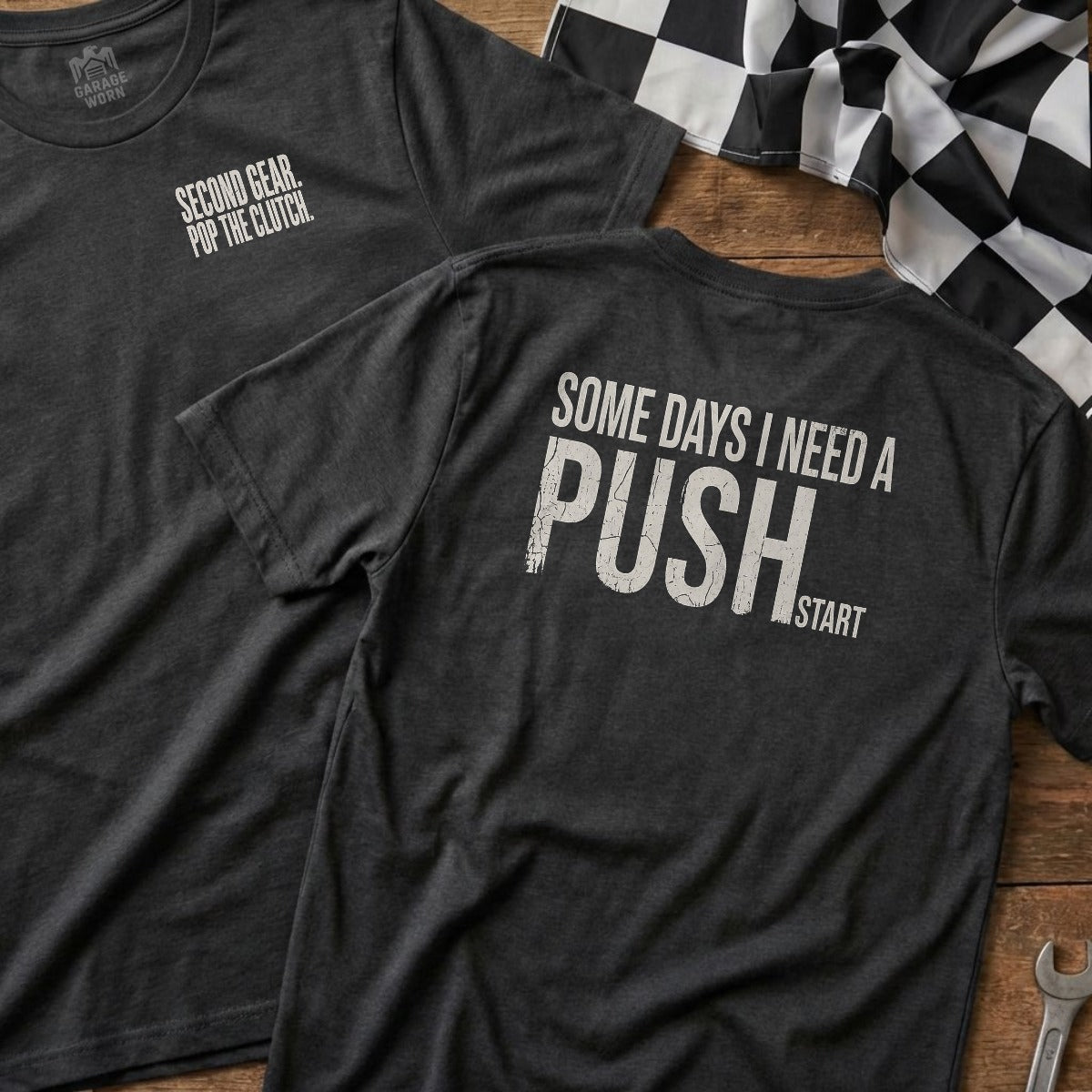 Dark Heather | Left Chest + Back (refreshed)
