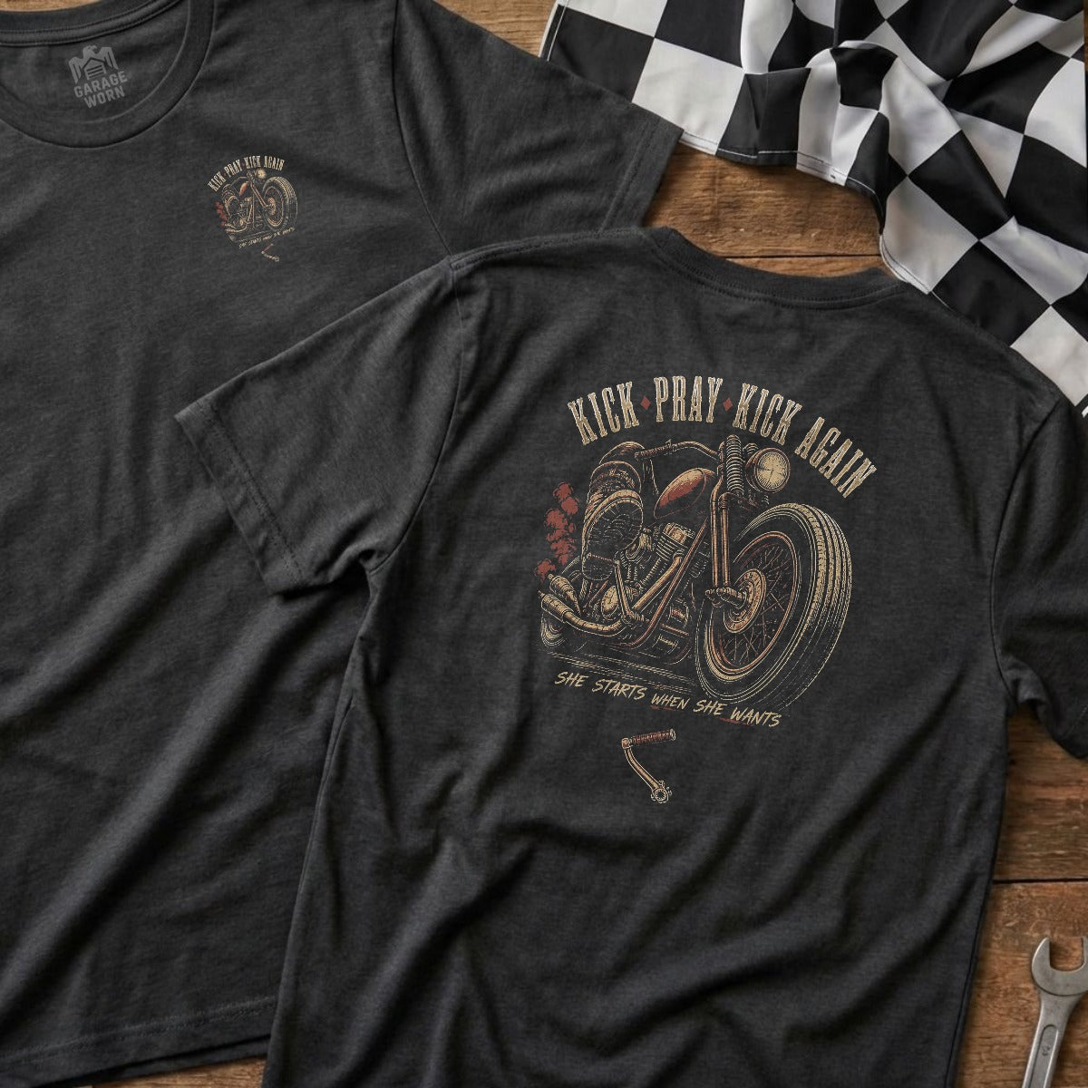 Dark Heather | Left Chest + Back (refreshed)