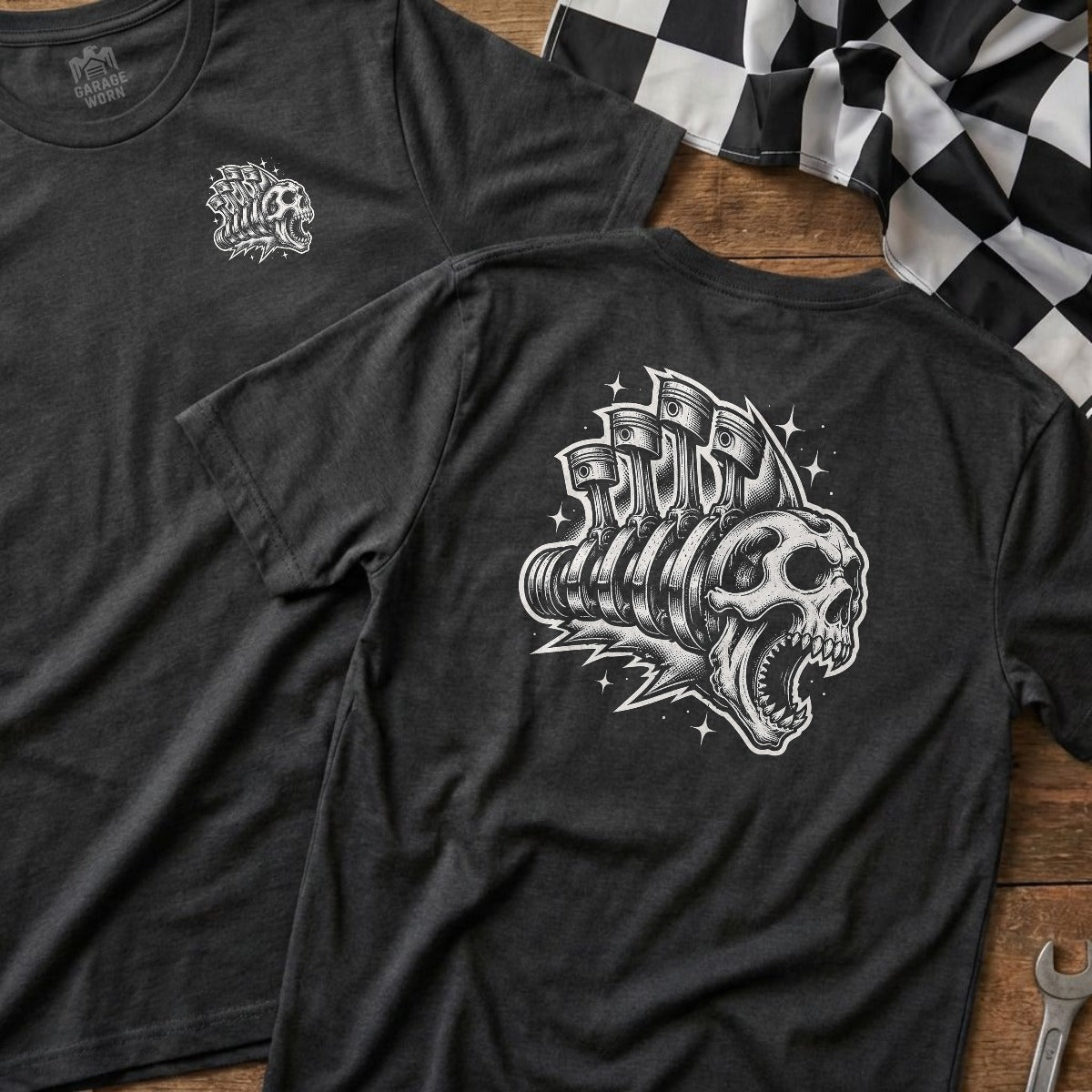 Dark Heather | Left Chest + Back (refreshed)