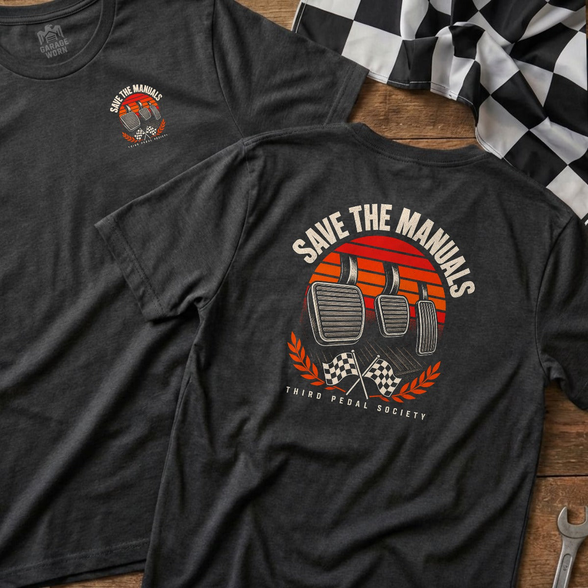 Dark Heather | Left Chest + Back (refreshed)