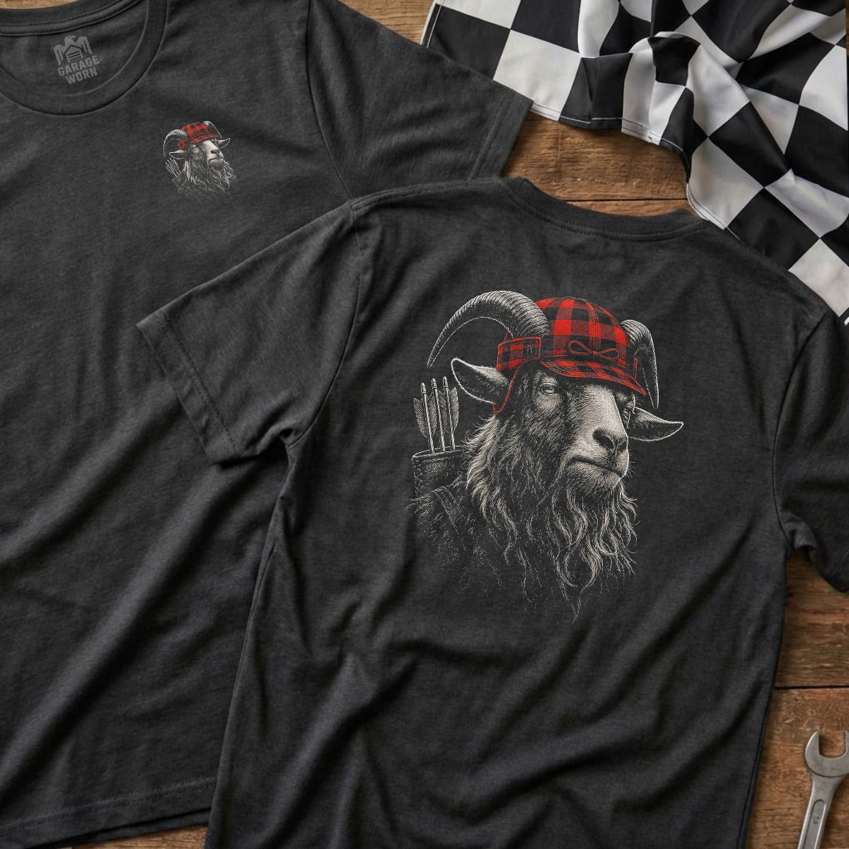 Dark Heather | Left Chest + Back (refreshed)