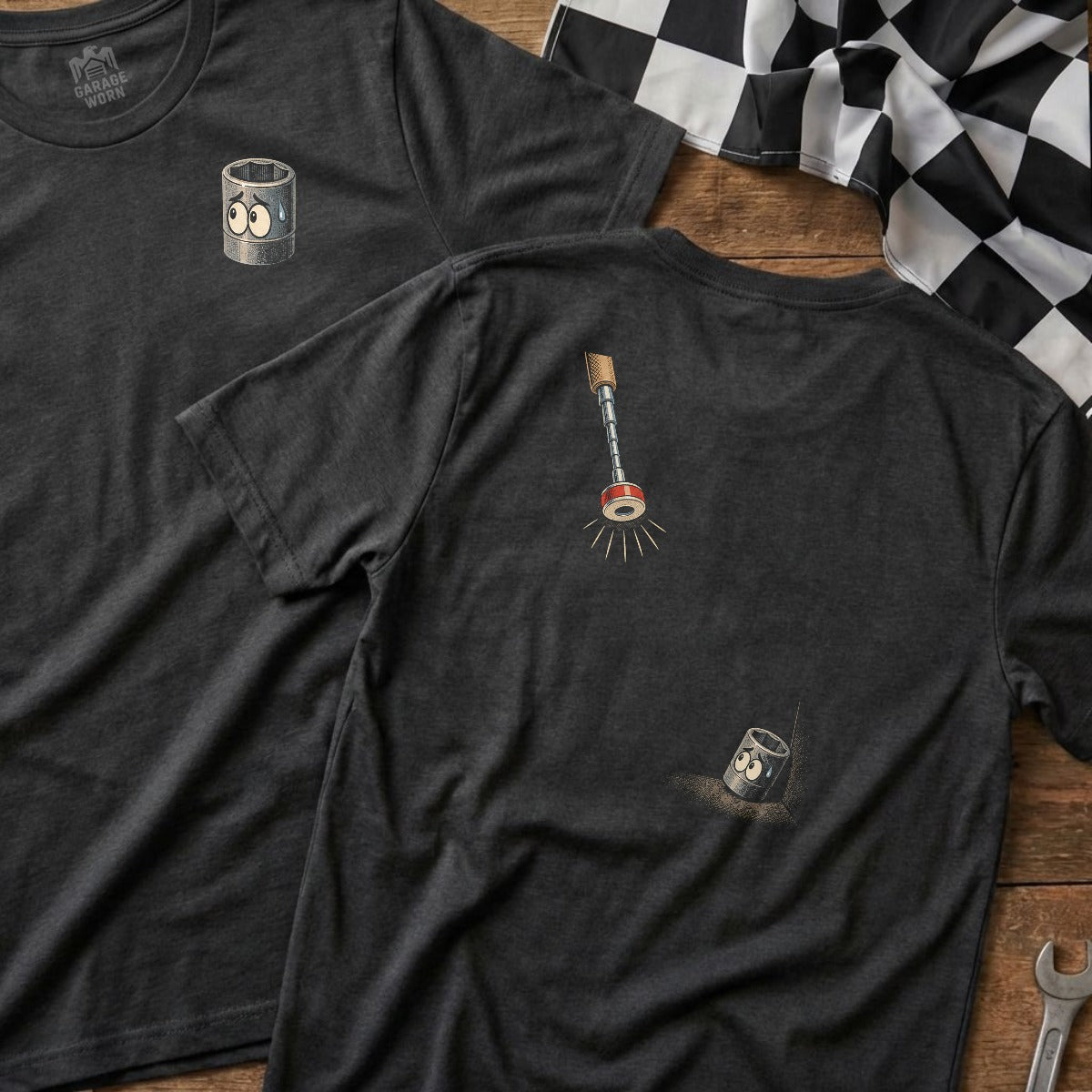 Dark Heather | Left Chest + Back (refreshed)