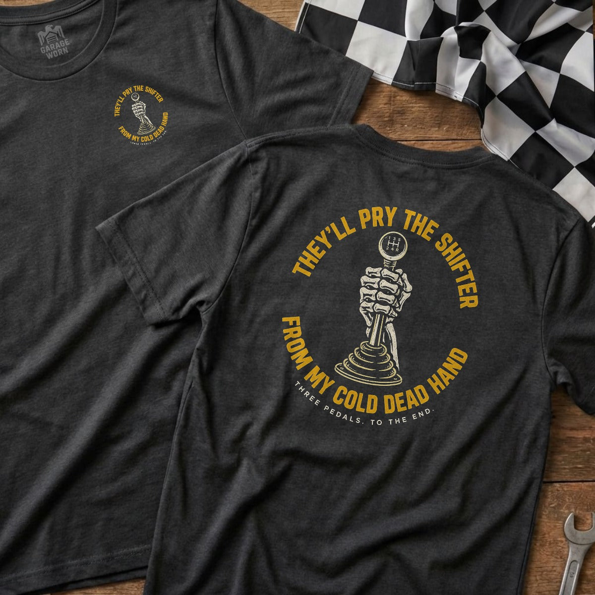 Dark Heather | Left Chest + Back (refreshed)