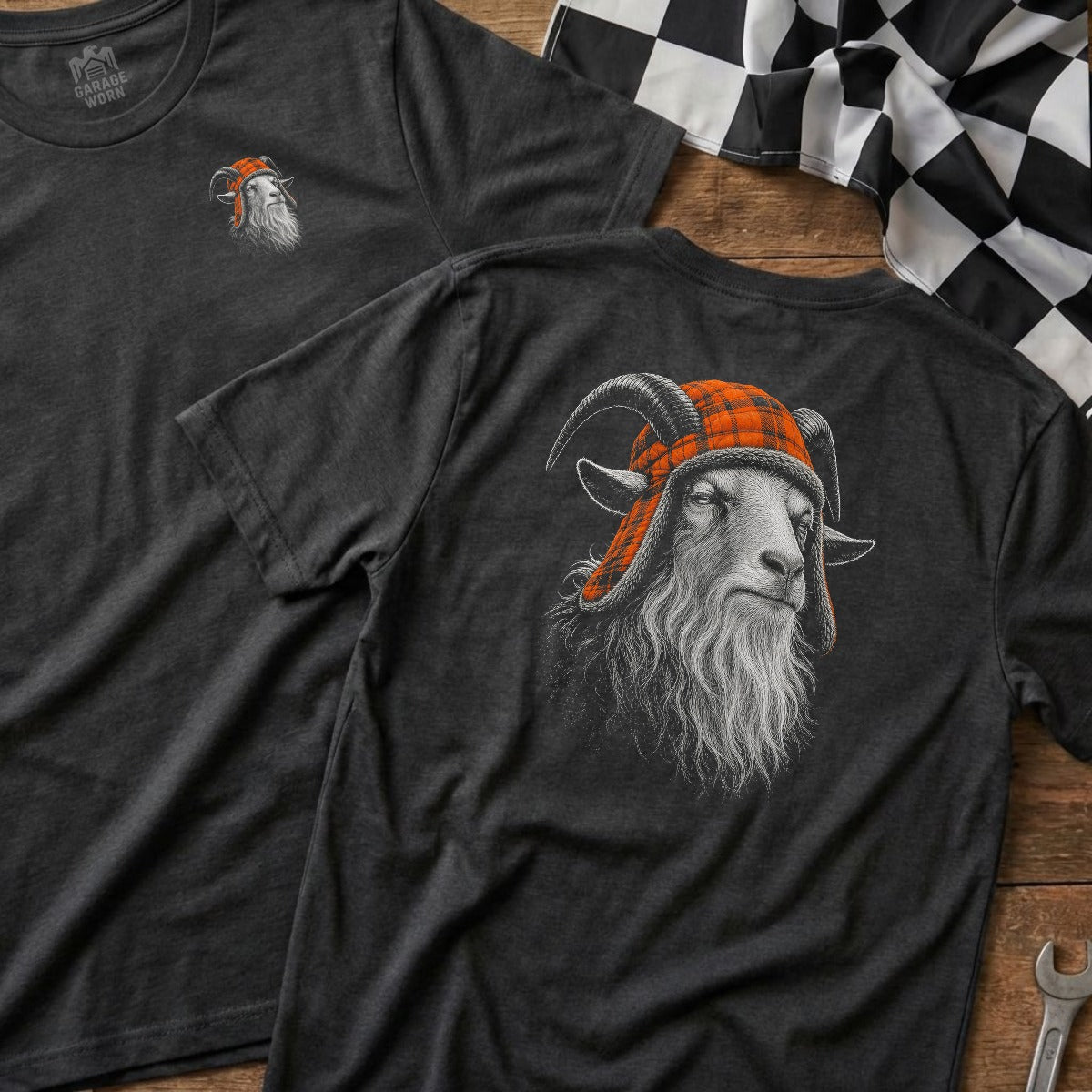 Dark Heather | Left Chest + Back (refreshed)