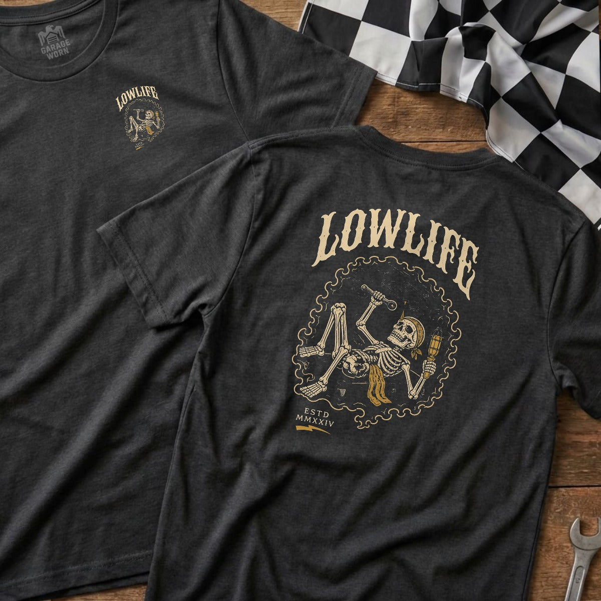 Dark Heather | Left Chest + Back (refreshed)
