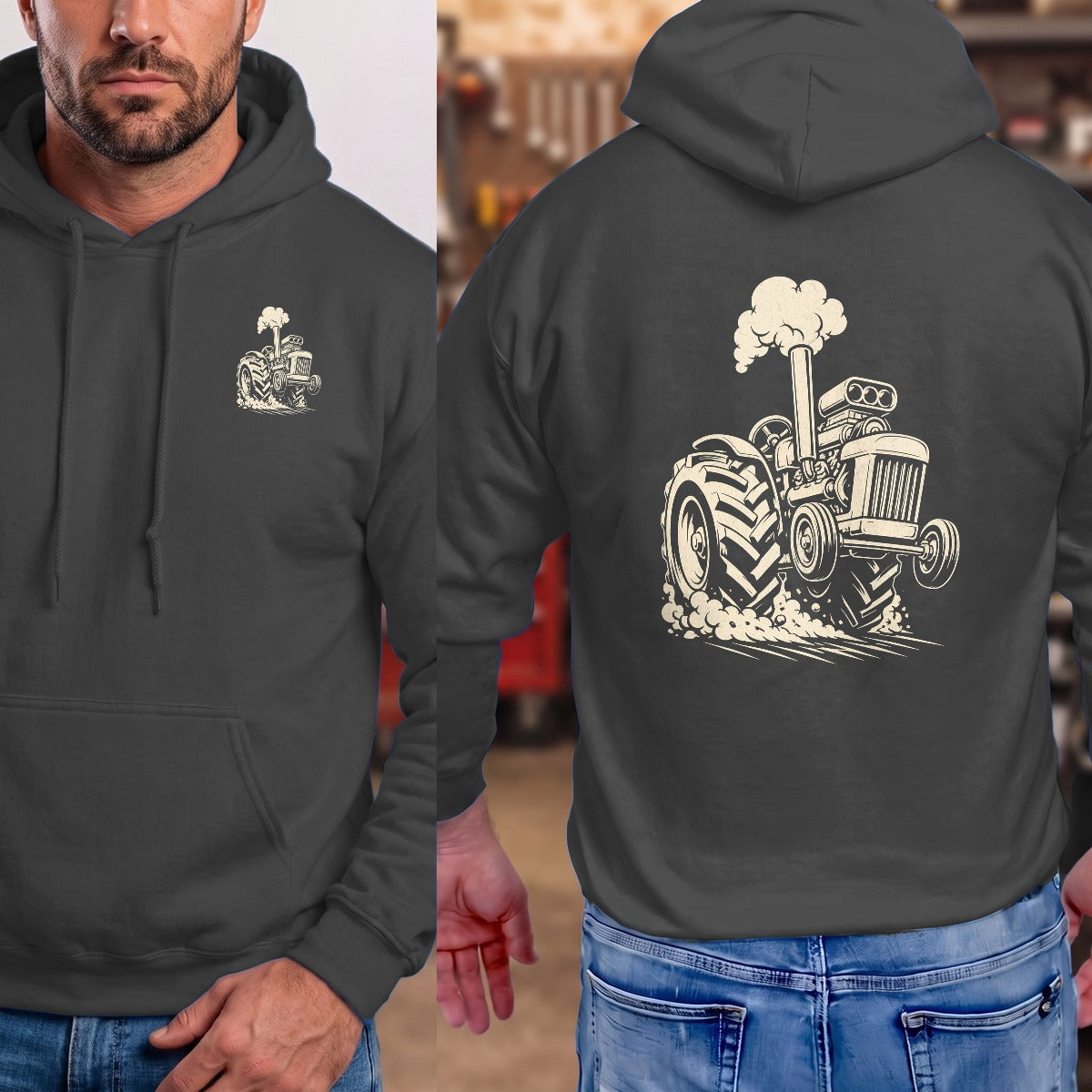 Dark Heather | Left Chest + Back (refreshed)