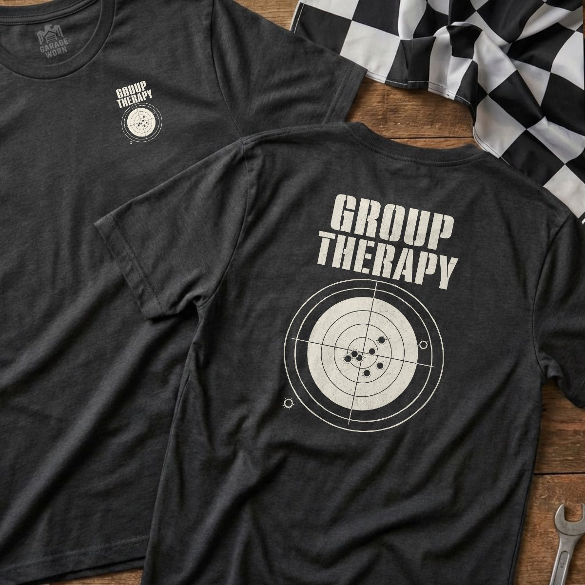 Dark Heather | Left Chest + Back (refreshed)
