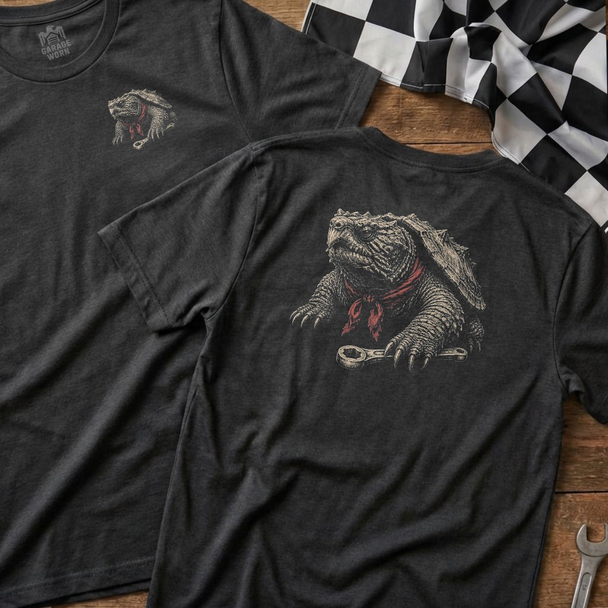 Dark Heather | Left Chest + Back (refreshed)