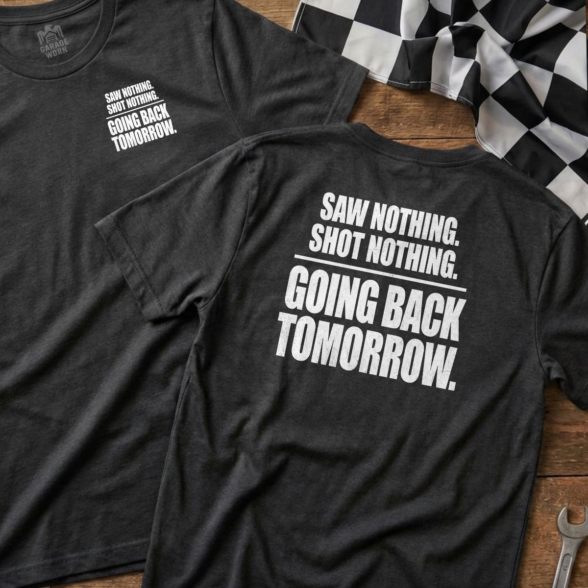 Dark Heather | Left Chest + Back (refreshed)