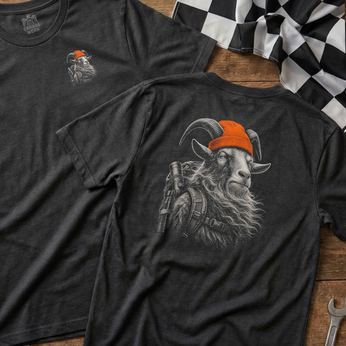 Dark Heather | Left Chest + Back (refreshed)