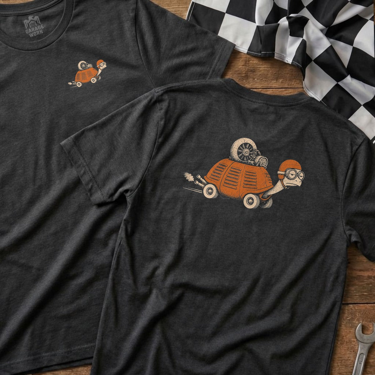 Dark Heather | Left Chest + Back (refreshed)
