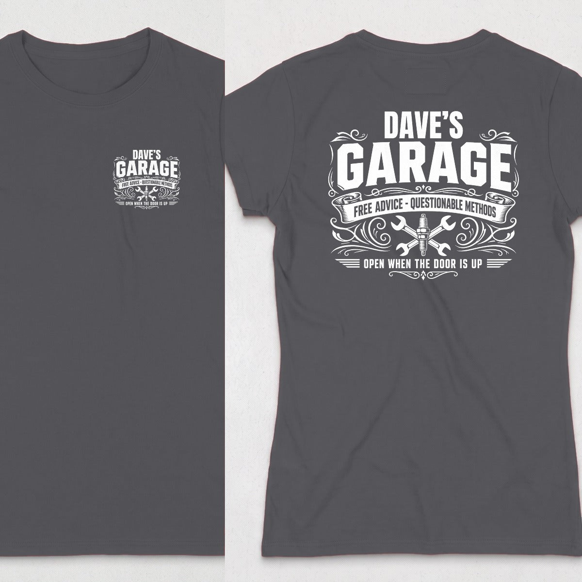 Dark Heather | Left Chest + Back (refreshed)