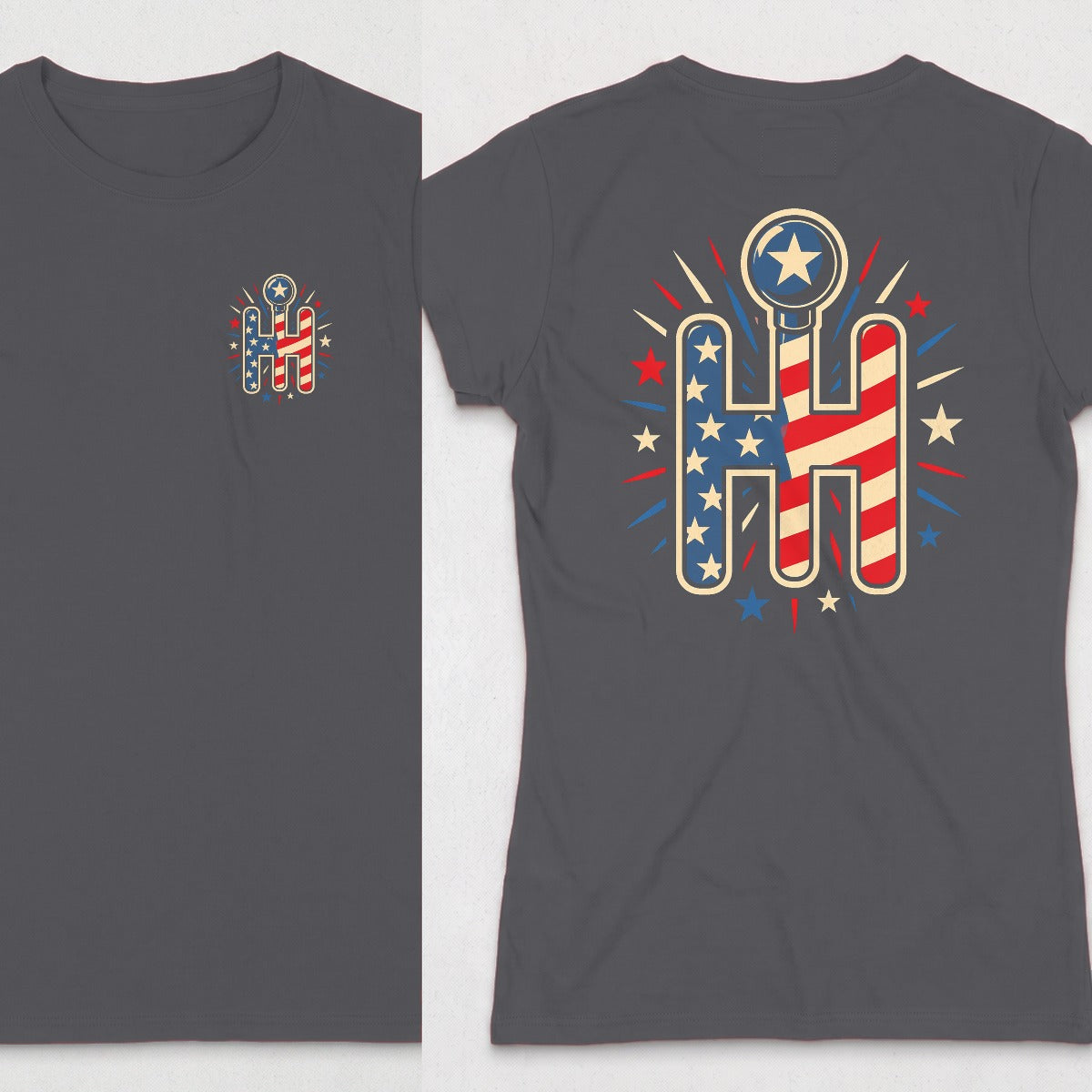 Dark Heather | Left Chest + Back (refreshed)