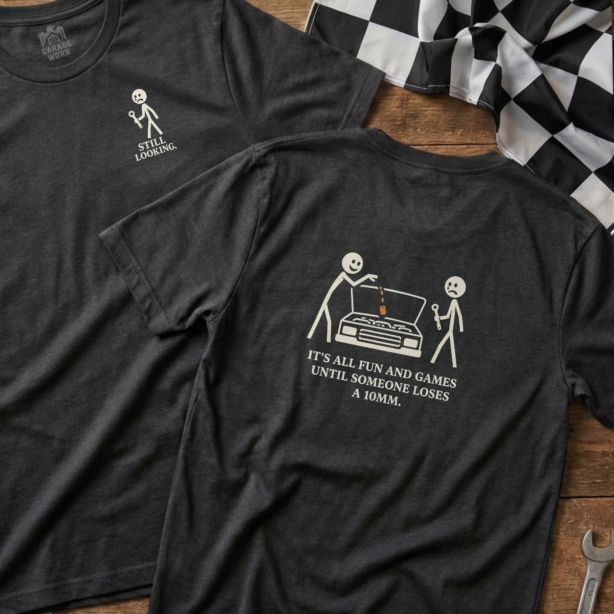 Dark Heather | Left Chest + Back (refreshed)