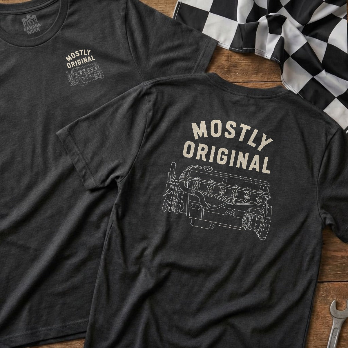 Dark Heather | Left Chest + Back (refreshed)