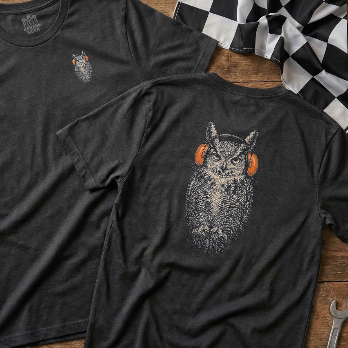 Dark Heather | Left Chest + Back (refreshed)