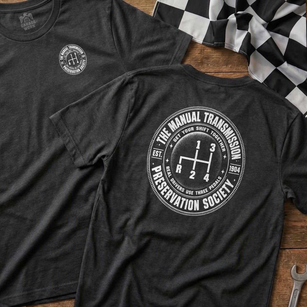 Dark Heather | Left Chest + Back (refreshed)
