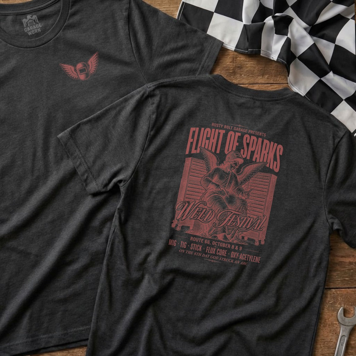 Dark Heather | Left Chest + Back (refreshed)