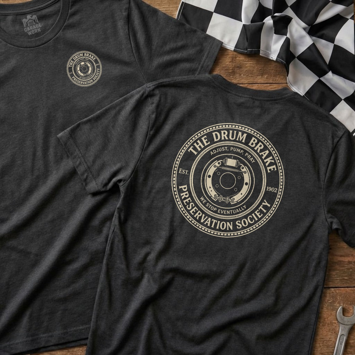 Dark Heather | Left Chest + Back (refreshed)