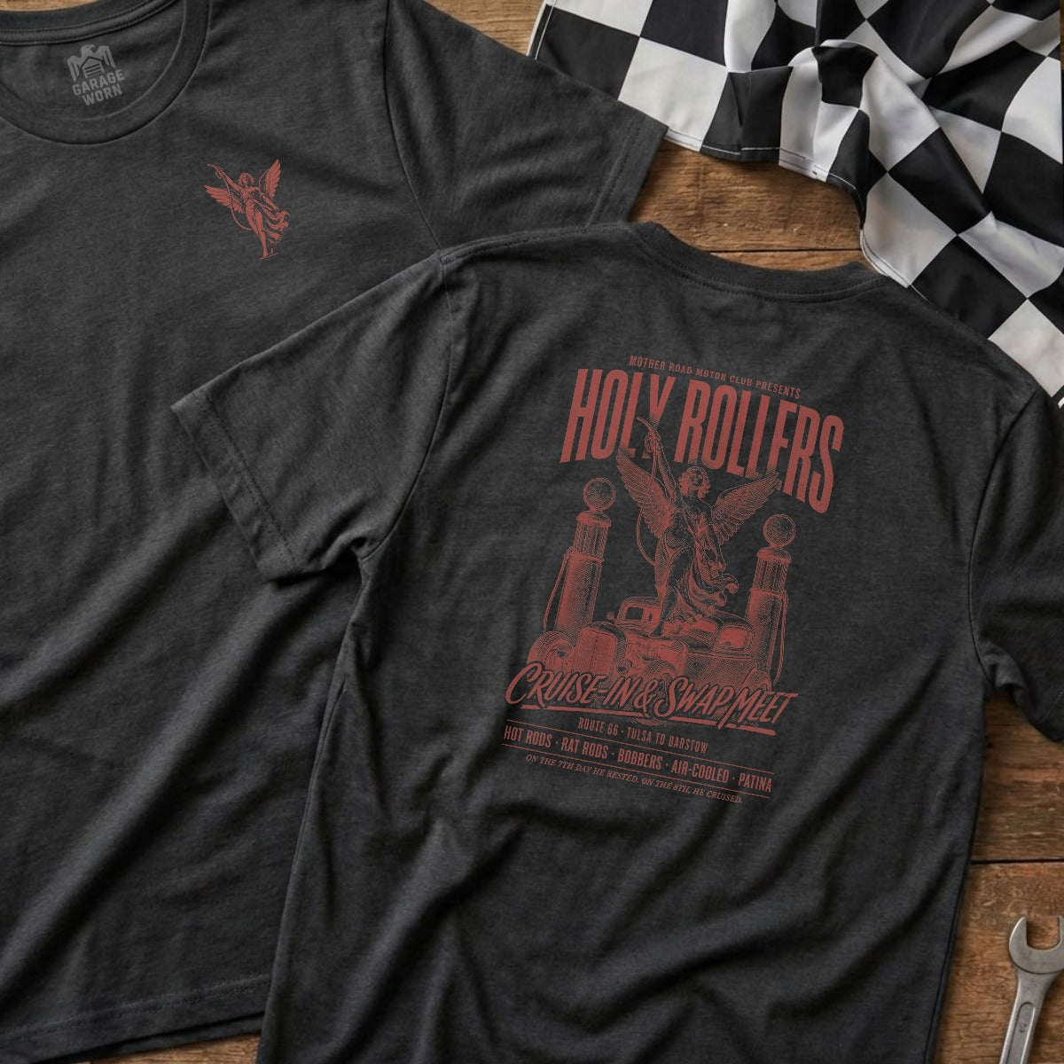 Dark Heather | Left Chest + Back (refreshed)