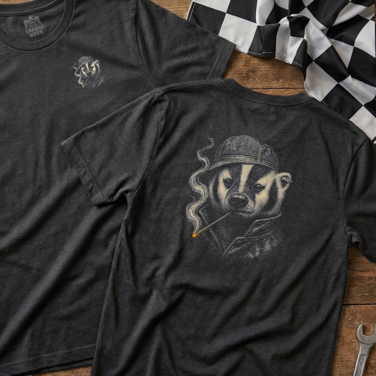 Dark Heather | Left Chest + Back (refreshed)