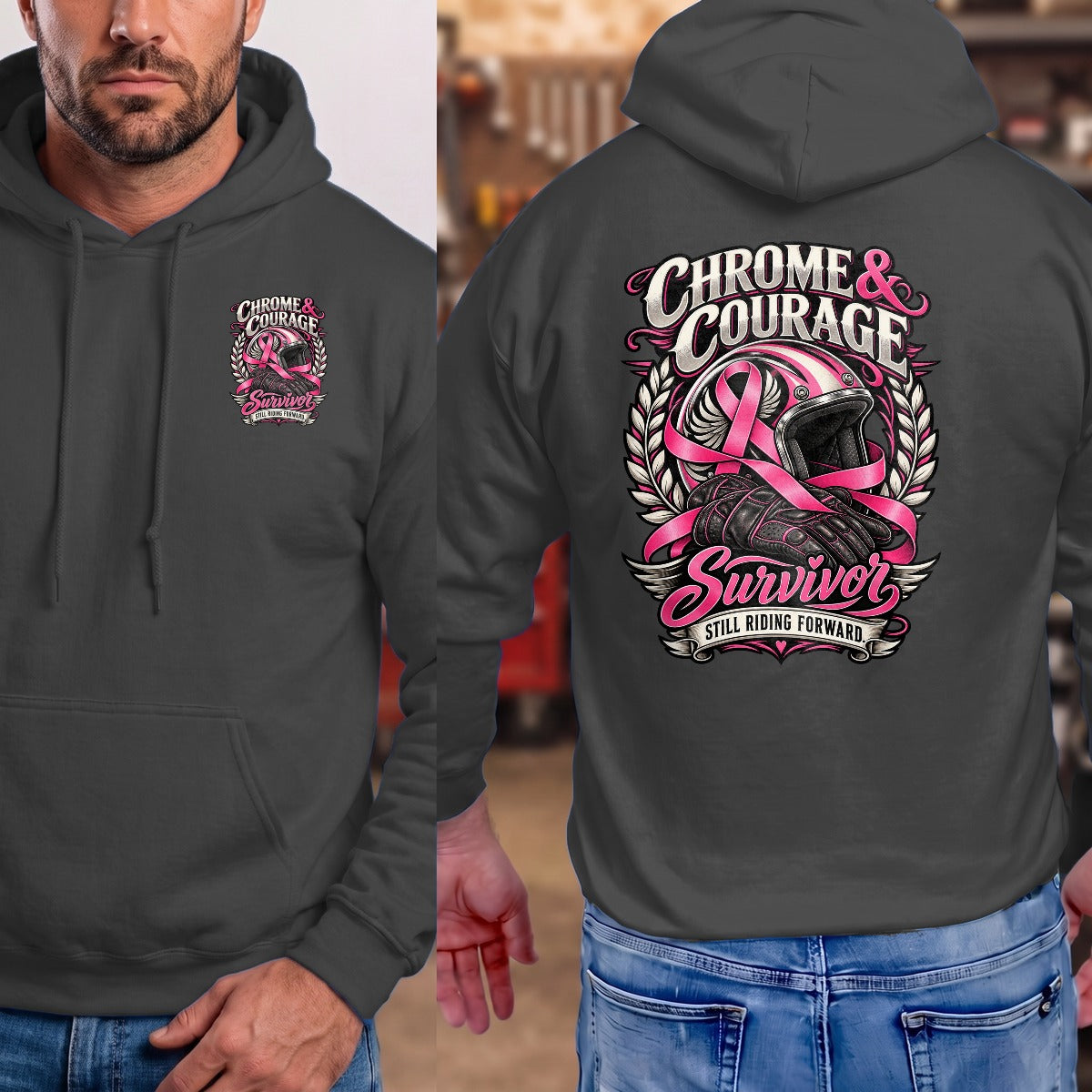 Dark Heather | Left Chest + Back (refreshed)