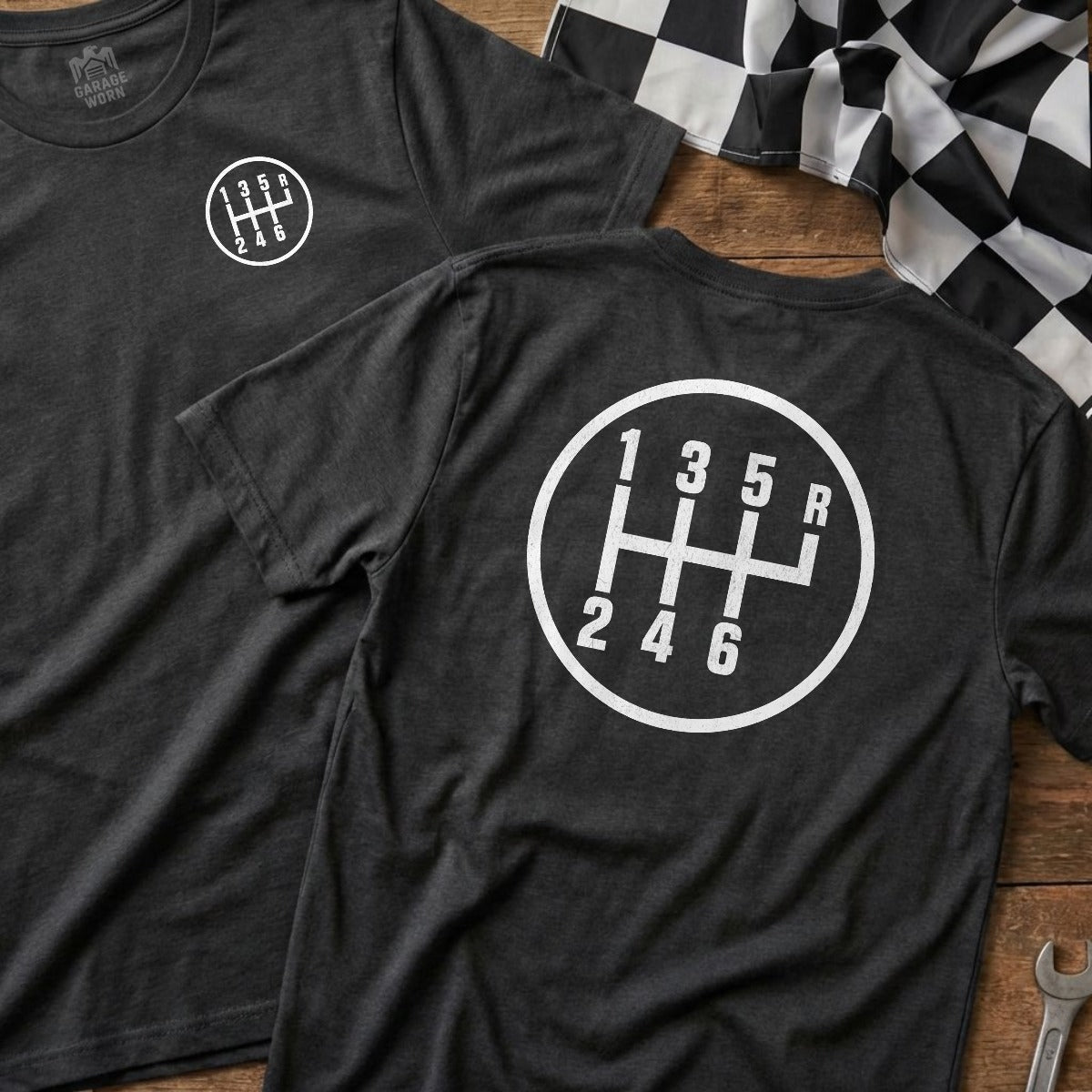 Dark Heather | Left Chest + Back (refreshed)