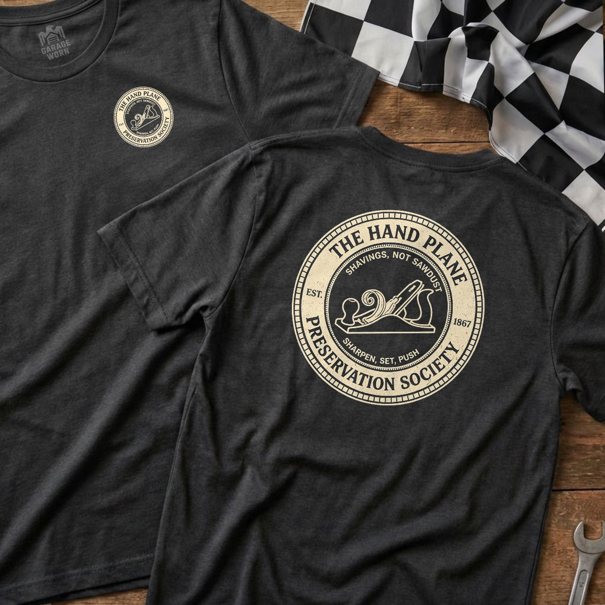 Dark Heather | Left Chest + Back (refreshed)