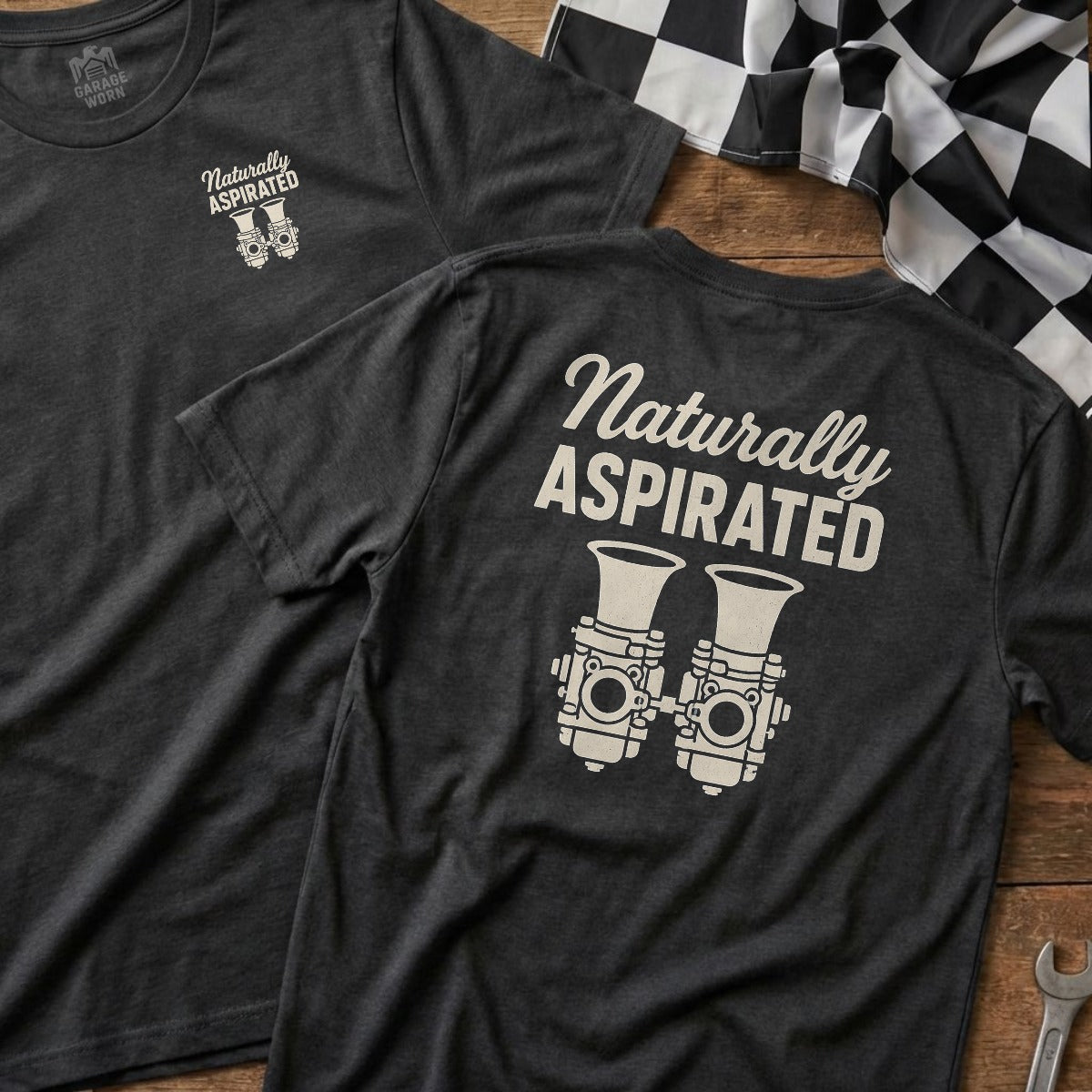 Dark Heather | Left Chest + Back (refreshed)