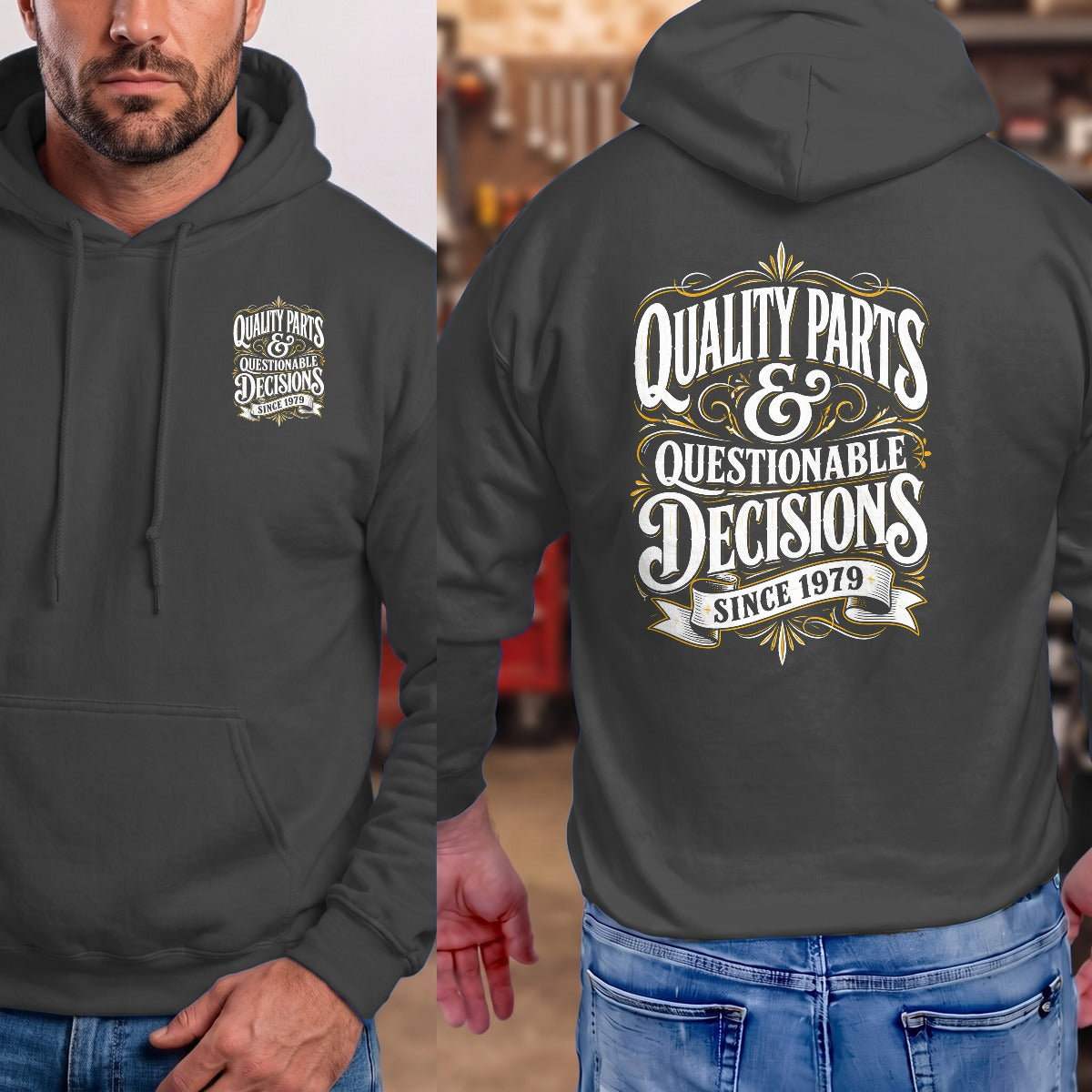 Dark Heather | Left Chest + Back (refreshed)