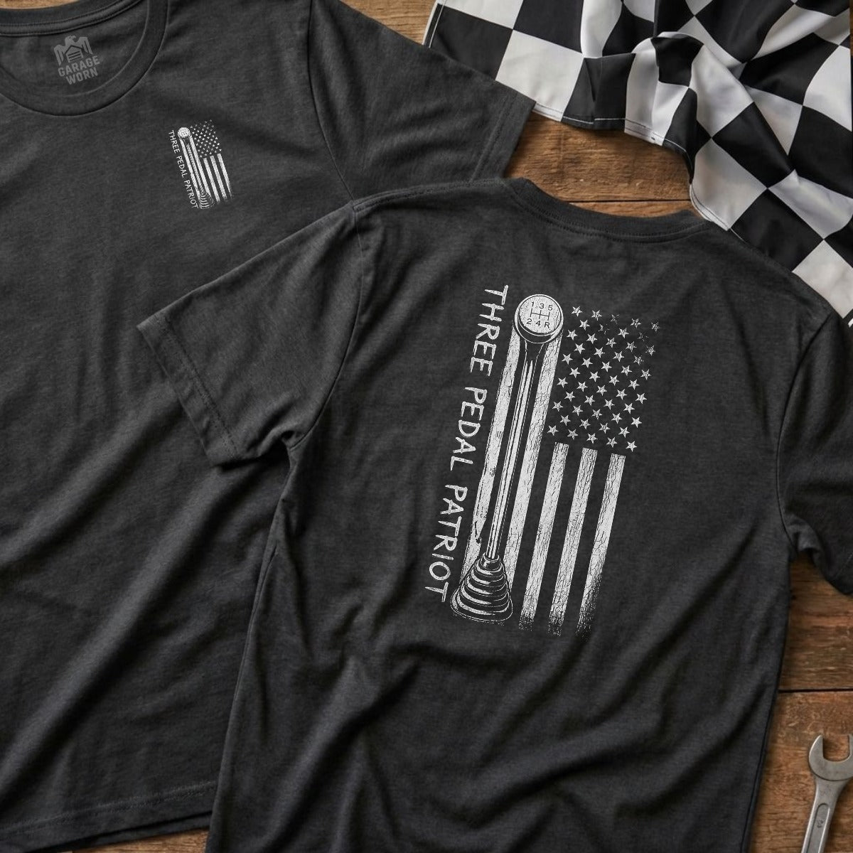Dark Heather | Left Chest + Back (refreshed)