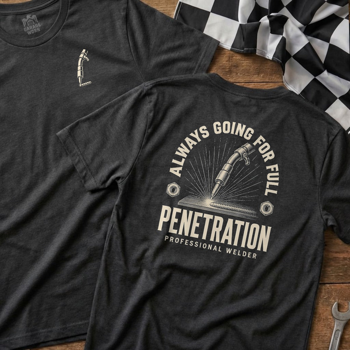Dark Heather | Left Chest + Back (refreshed)