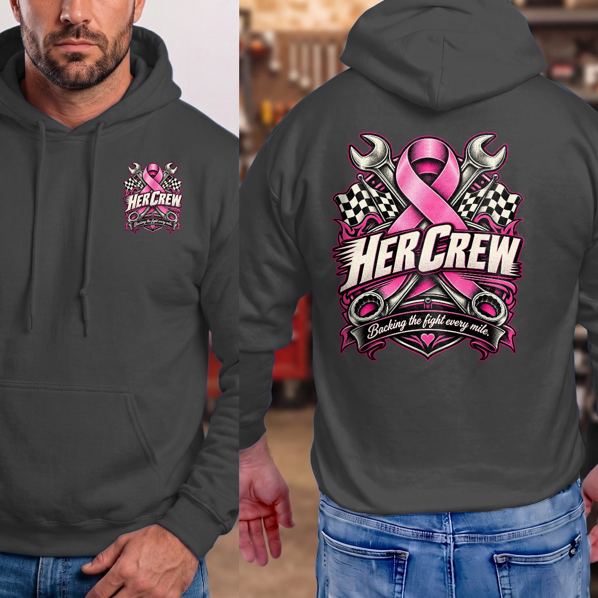Dark Heather | Left Chest + Back (refreshed)